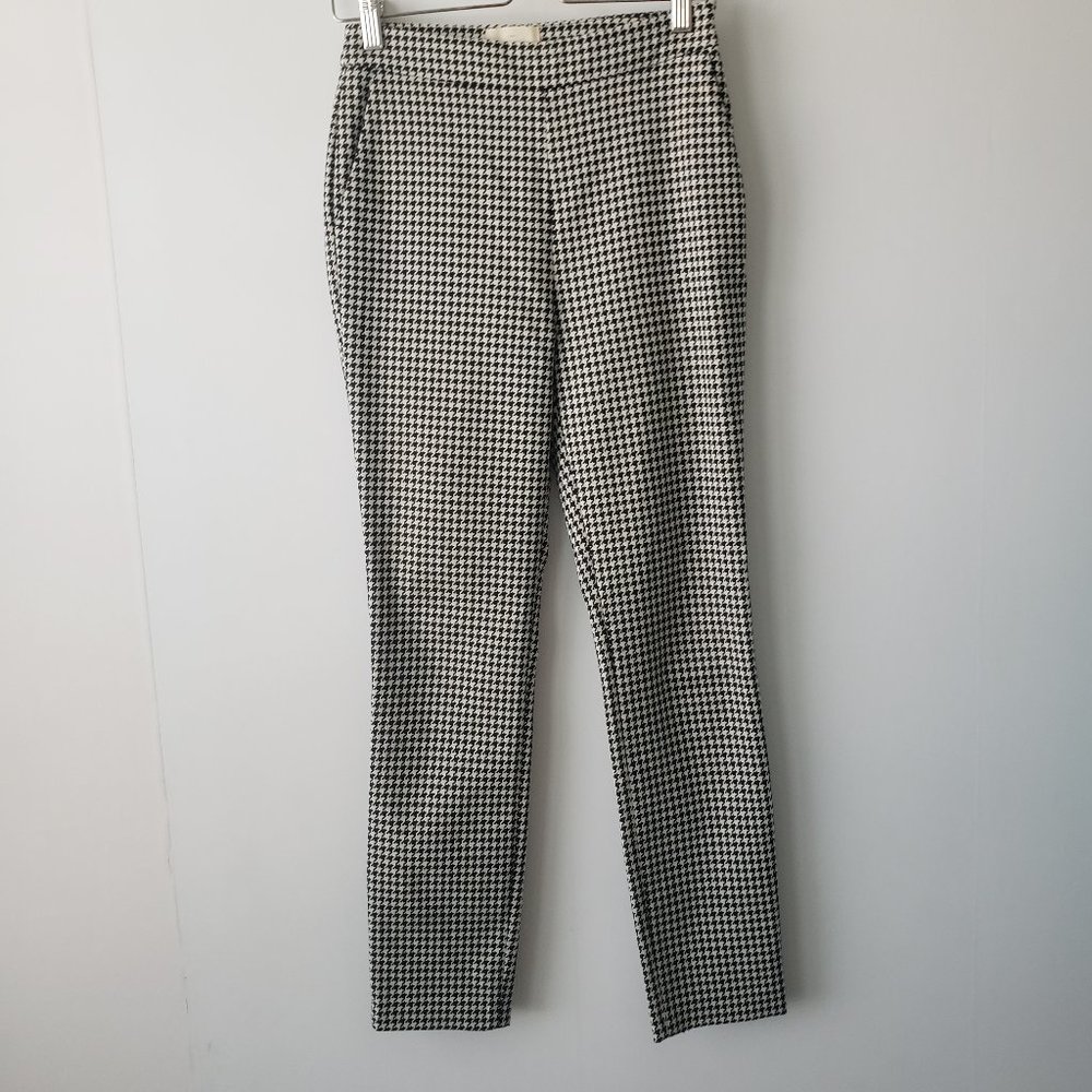 sezane clara trousers ecru black size 2